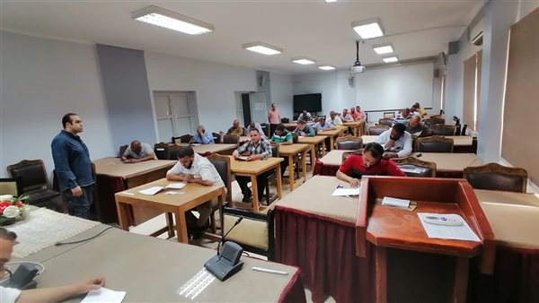 مياه الفيوم تنظم اختبارات اعتماد المسار الوظيفي للعاملين المستحقين للترقية