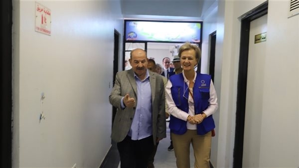 سفيرة الاتحاد الأوروبي تزور محطة المعالجة الغربية للصرف الصحي بالإسكندرية