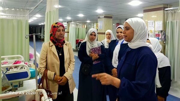 مديرة تمريض الشرقية تتفقد مستشفى فاقوس المركزي