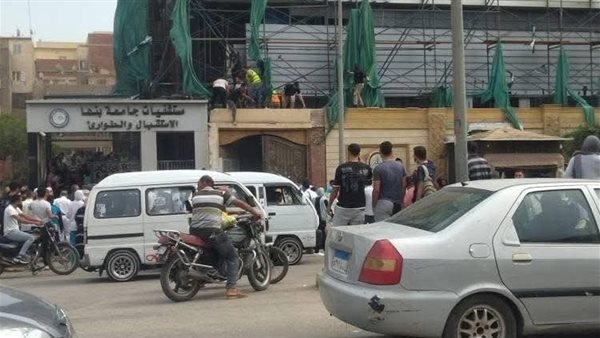 إخماد حريق اندلع بوحدتي تكييف في مستشفى بنها الجامعي