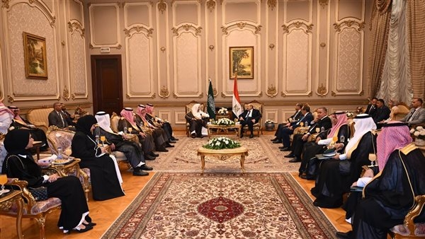 استقبال رئيس الشورى السعودي في مجلس الشيوخ