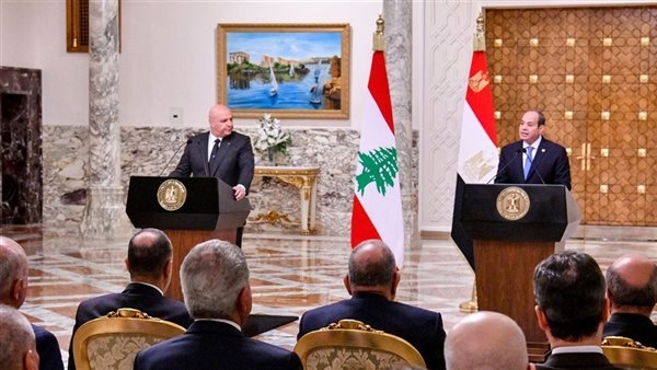 قمة مصرية لبنانية بالقاهرة،السيسي يؤكد حرص مصرعلى دعم جهود لبنان فى إعادة الإعمار، ويبحث تعزيز التعاون فى المجالات الاقتصادية والتجارية والبنية التحتية والطاقة