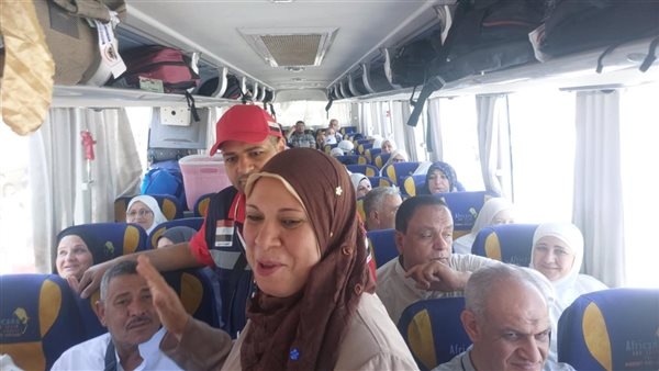 558 حاجا و13 مشرفا، الدقهلية تودع حجاج بيت الله الحرام (صور)