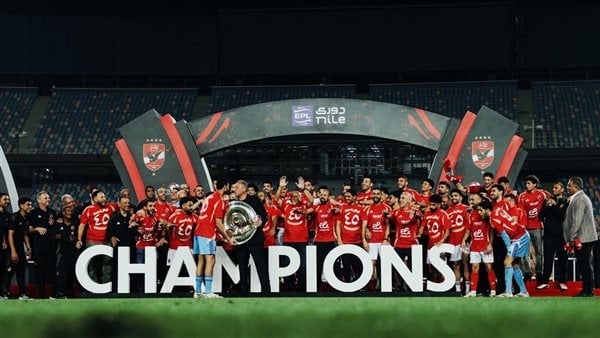 بعد التتويج باللقب الـ45، أرقام تاريخية للنادي الأهلي في الدوري المصري