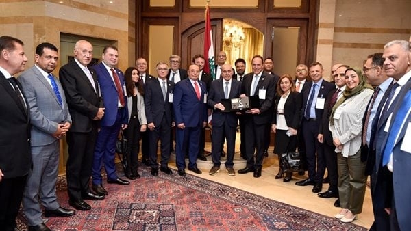 تفاصيل لقاء وفد المصرية اللبنانية لرجال الأعمال مع نبيه بري