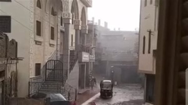 أمطار غزيرة تضرب مراكز وقري الدقهلية وسط تقلبات جوية حادة (صور)