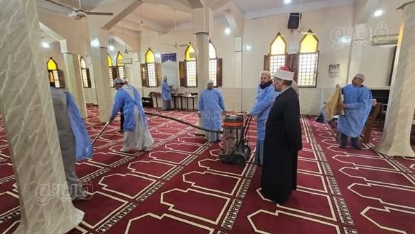 إطلاق حملة نظافة موسعة بجميع مساجد وزوايا كفر الشيخ استعدادا لعيد الأضحي