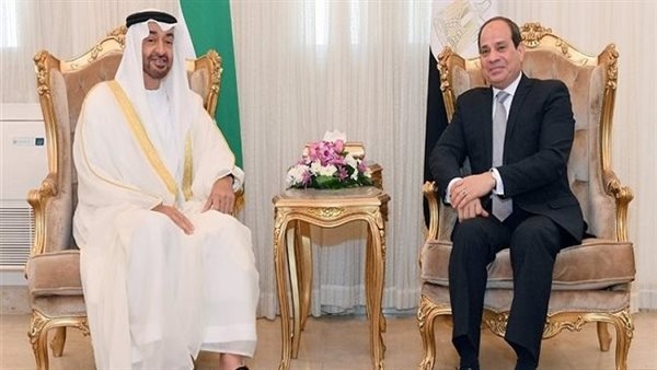 السيسي وبن زايد يبحثان تعزيز العلاقات الاقتصادية والاستثمارية