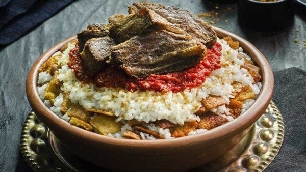 معهد التغذية يكشف السعرات الحرارية في طبق الفتة
