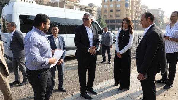 محافظ الجيزة يتفقد أعمال تطوير ميدان الرماية والطرق المؤدية للمتحف الكبير