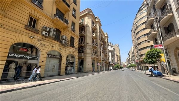 شوارع وسط البلد شبه خالية من المواطنين في أول أيام عيد الأضحى (صور)