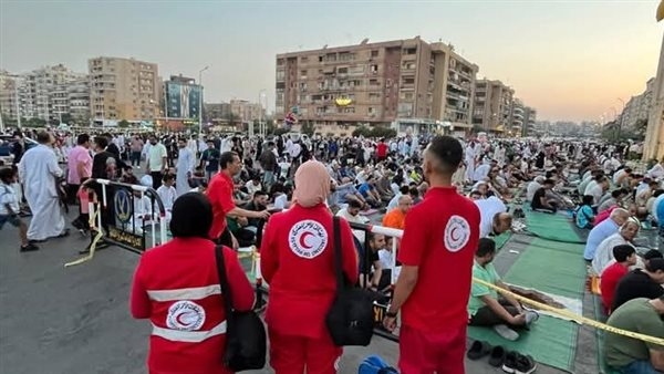 الهلال الأحمر المصري يشارك في تأمين احتفالات عيد الأضحى بالحدائق العامة