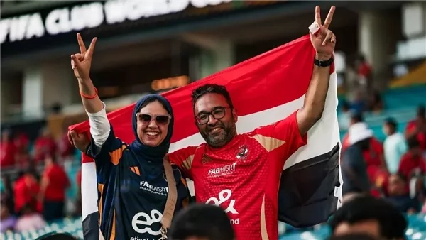 لفينا العالم، جماهير الأهلي تزين مدرجات استاد هارد روك (صور)