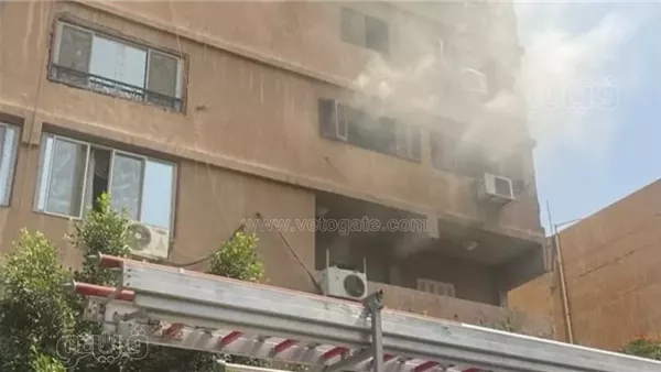 النيابة تستدعي شابا قفز من شقة نشب بها حريق في عين شمس