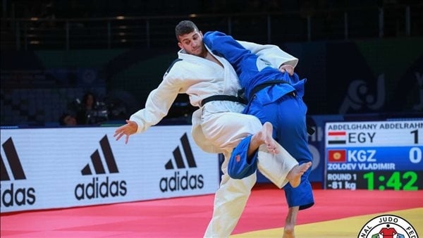 الجودو، عبد الرحمن عبد الغني يتأهل لثمن نهائي بطولة العالم