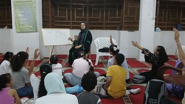 إقبال من أطفال الإسماعيلية على برنامج أحب مسجدي (صور)