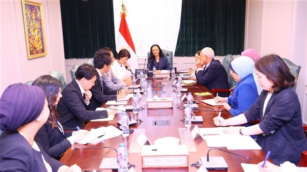 وزيرة التضامن تلتقي بعثة هيئة التعاون الدولي اليابانية "جايكا"
