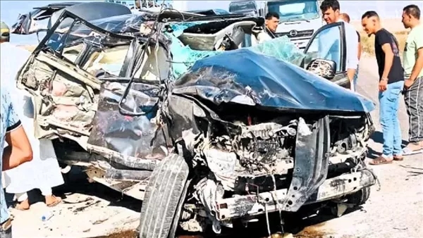 مصرع وإصابة 6 أشخاص في حادث تصادم على طريق 'مطروح – السلوم'