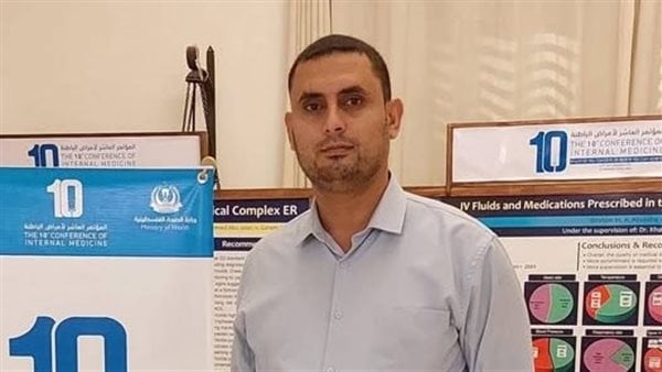 الأطباء ناعية شهيدها في غزة «أيمن أبو طير»: استهداف الكيان الصهيوني للمدنيين جريمة حرب
