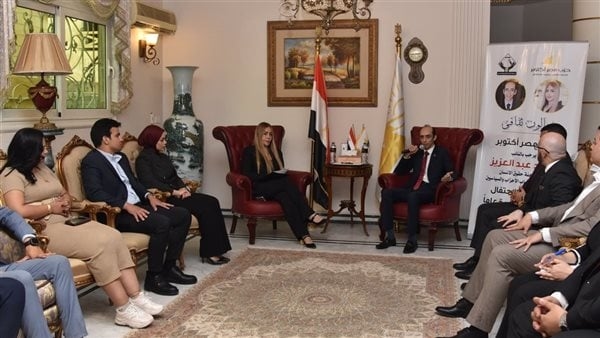 حزب مصر أكتوبر: 30 يونيو أنقذت مصر من الفوضى وأعادت بناء الدولة (صور)