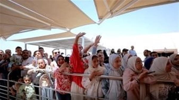 استقبال آخر أفواج بعثة حج القرعة بمطار القاهرة