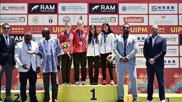 الخماسي الحديث، ذهبيتان لمنتخب الناشئين في بطولة العالم