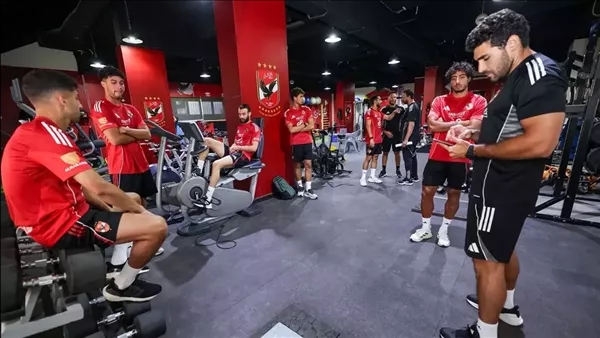 لاعبو الأهلي يخضعون لقياسات بدنية استعدادا للموسم الجديد