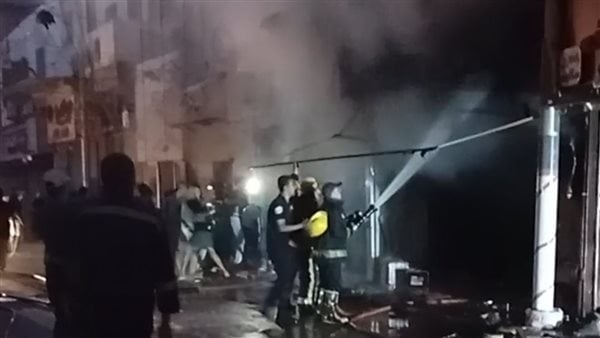 أمن الإسماعيلية يحقق فى حريق محال تجارية بشارع سعد زغلول