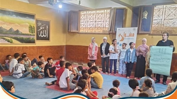شباب الشرقية ينفذ برنامج مشواري بقرية الصنافين بمنيا القمح