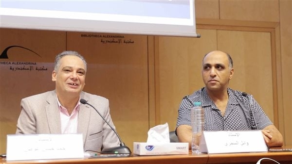 مناقشة "لعنة الخواجة" لـ وائل السمري على هامش معرض مكتبة الإسكندرية للكتاب