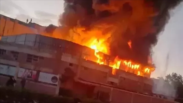 المعمل الجنائي يفحص حريق شركة شهيرة بأكتوبر أسفر عن إصابة 31 شخصا