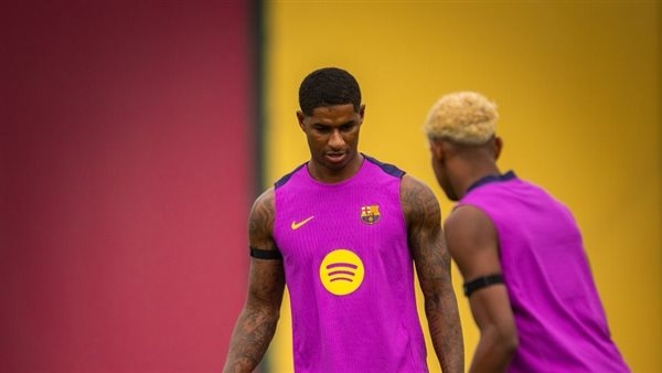 راشفورد يشارك في تدريبات برشلونة لأول مرة (فيديو)