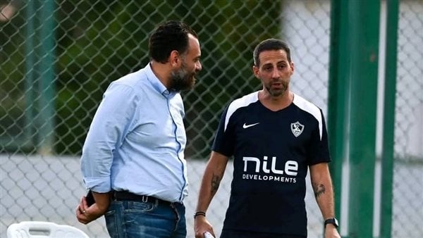 محاضرة فنية من يانيك فيريرا للاعبي الزمالك قبل مباراة وادي دجلة