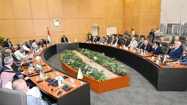 وزير الإسكان يلتقي وفدا من الجالية المصرية في الولايات المتحدة