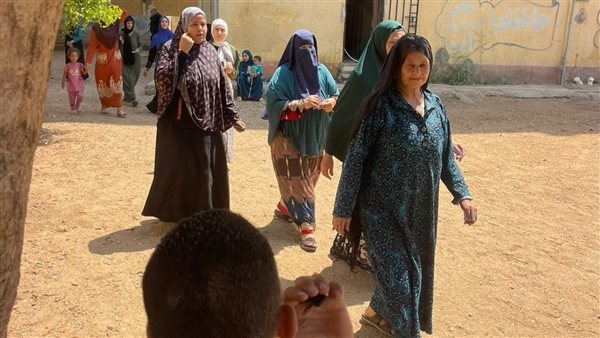انتخابات الشيوخ 2025، النساء بمقدمة الصفوف ثاني أيام التصويت ببني سويف (صور)