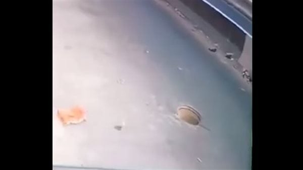 مقطع صادم، لحظة سرقة نباشين لأغطية بلاعات الصرف، والنشطاء: ينذر بكارثة
