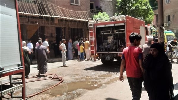 مصرع سيدة وطفليها في حريق شقة بشبرا الخيمة