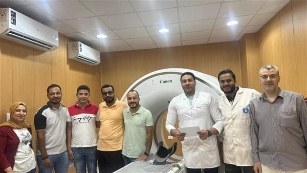 تزويد مستشفى بهتيم المركزي بجهاز أشعة مقطعية واستقبال أولى الحالات
