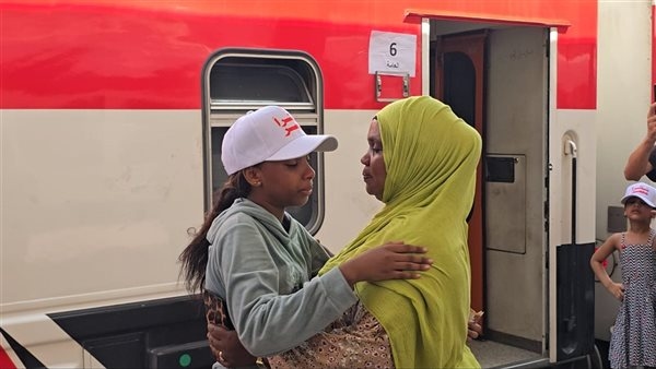 اليوم، تشغيل القطار الخامس لنقل السودانيين من محطة مصر