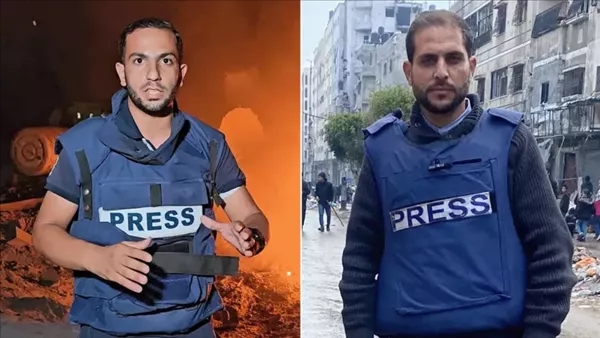 بدء تشييع جثامين شهداء الصحفيين من مجمع الشفاء الطبي بغزة