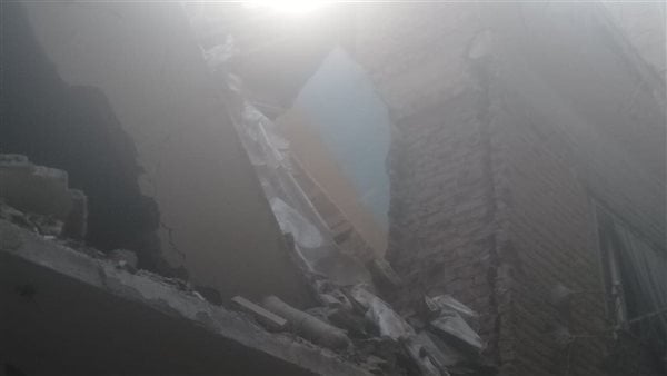 بسبب التنقيب، انهيار منزل وتعرض آخرين لتصدعات خطيرة بالقليوبية