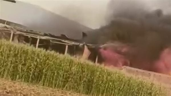 مصرع وإصابة 6 أشخاص في حريق مخزن بطاطين بالقليوبية