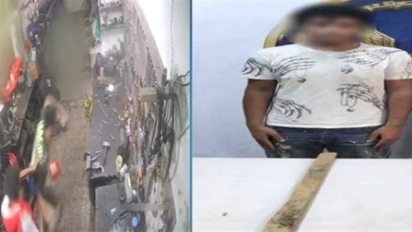 ضبط سائق توك توك ظهر في فيديو يعتدي على صاحب ورشة بالسلام