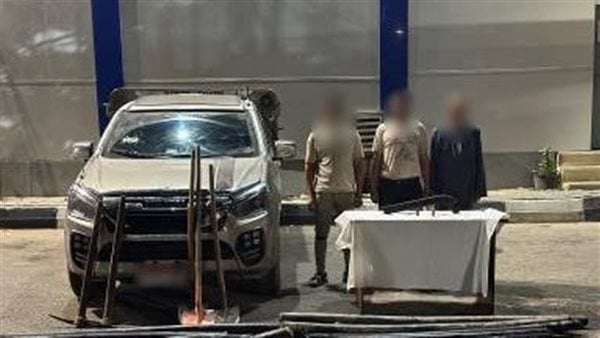 الأمن يحبط محاولة سرقة كابلات نحاسية بالمنوفية ويضبط المتهمين