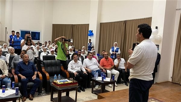 وزير الرياضة ومحافظ بورسعيد يتفقدان معسكر مشروع شباب 'YLY'