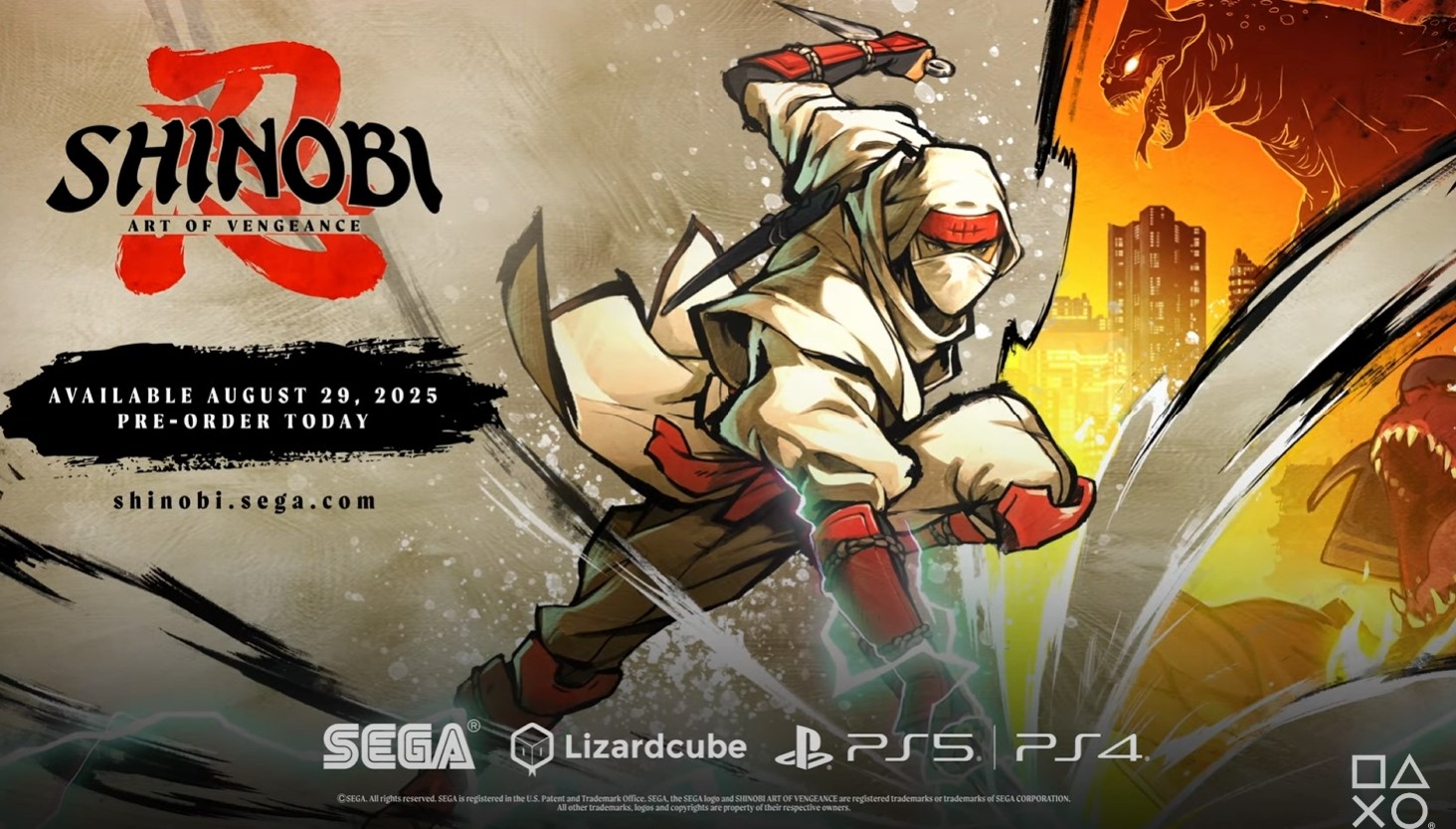 الإعلان عن موعد إصدار ريميك لعبة شينوبي Shinobi: Art Of Vengeance