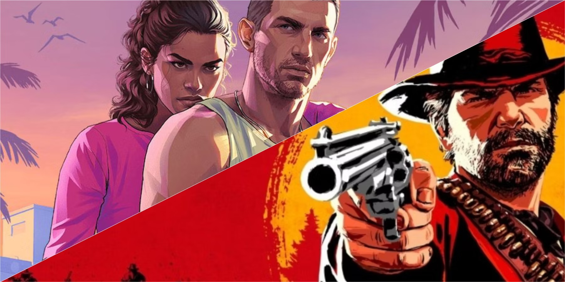 انتشار نظرية تؤكد أن لعبتي RDR2 و GTA 6 تقعان في عالم واحد!