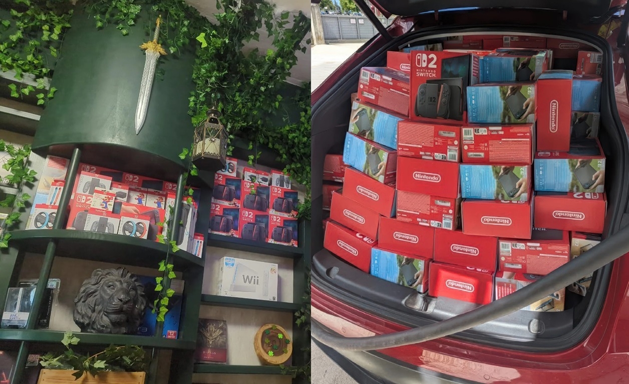 بائع يجلب أجهزة Nintendo Switch 2 لمتجره بسيارته في رحلة طويلة محفوفة بالمخاطر!