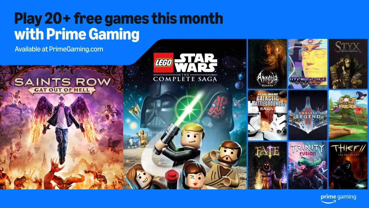 خدمة Amazon Prime Gaming تهدي اللاعبين 23 لعبة مجانية