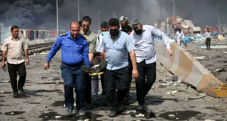 إيران تكشف سبب الانفجار الضخم في أحد مونئها